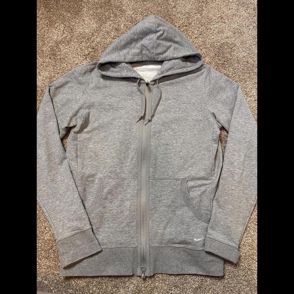 Women's Gray Nike Zip-Up Size: L
